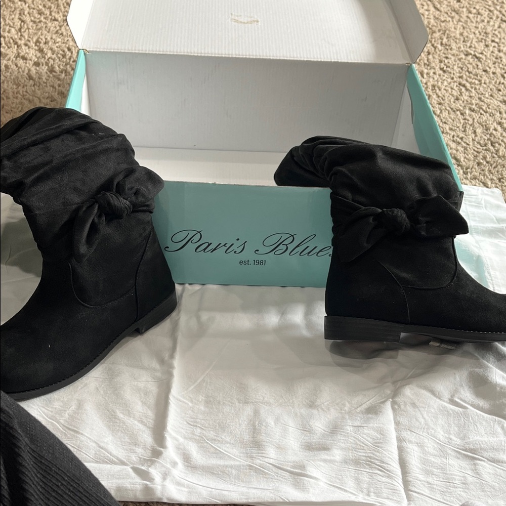 Paris Blues Girls  Suede Boots